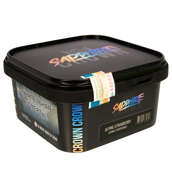 Табак Sapphire Crown Alpine Strawberry  200 грамм в Ханты-Мансийске