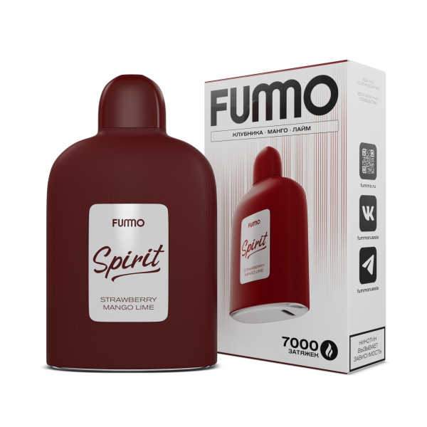 Электронка Fummo Spirit Клубника Манго Лайм  в Ханты-Мансийске