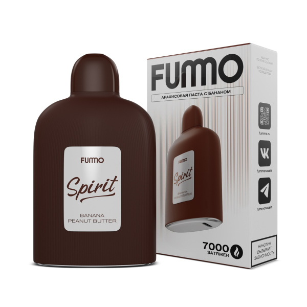 Электронка Fummo Spirit Арахисовая Паста С Бананом  в Ханты-Мансийске