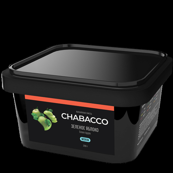 Смесь Chabacco Green Apple    Medium 200 гр в Ханты-Мансийске