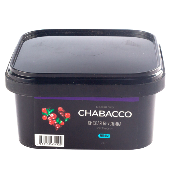 Смесь Chabacco Sour Cowberry    Medium 200 гр в Ханты-Мансийске