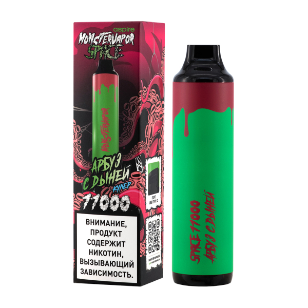 Электронка Monstervapor Space Арбуз И Дыня (11000 Затяжек) в Ханты-Мансийске