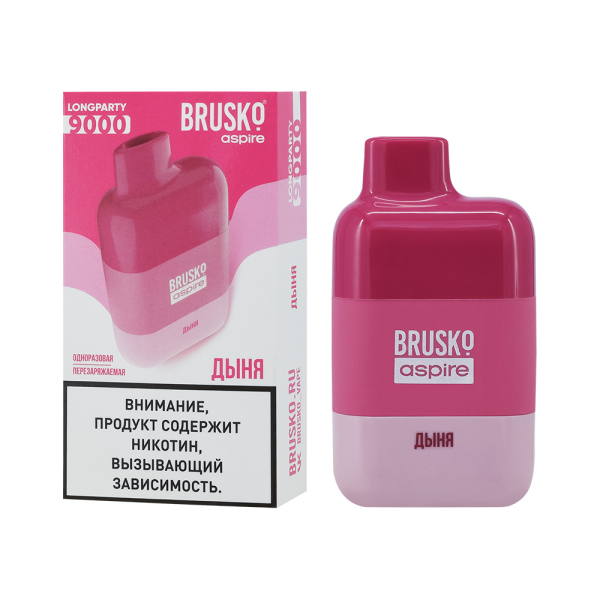 Электронка Brusko Longparty Дыня (9000 Затяжек) в Ханты-Мансийске
