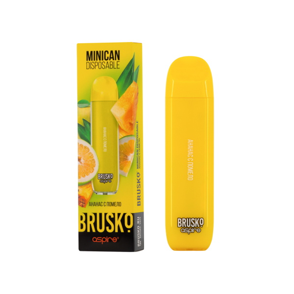 Электронка Brusko Minican Ананас С Помело (1500 Затяжек) в Ханты-Мансийске