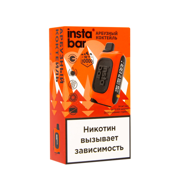 Электронка Plonq Instabar Арбузный Коктейль (10000 Затяжек) 20 Мг в Ханты-Мансийске