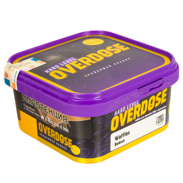 Табак Overdose Waffles  200 грамм в Ханты-Мансийске
