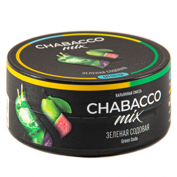 Смесь Chabacco Mix Medium Green Soda  25 гр в Ханты-Мансийске
