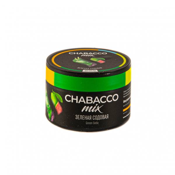 Смесь Chabacco Mix Medium Green Soda  50 гр в Ханты-Мансийске