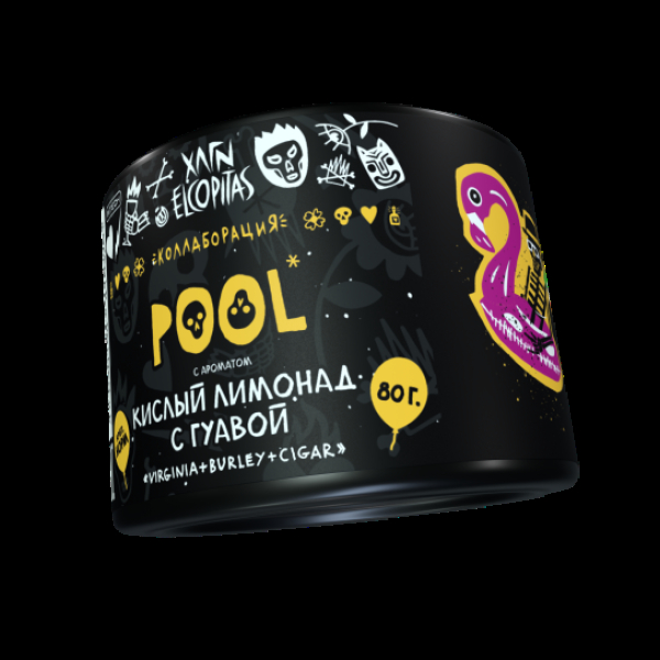 Табак  Хулиган Pool (Кислый Лимонад С Гуавой)  80 грамм в Ханты-Мансийске