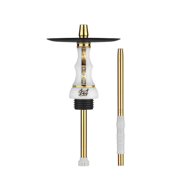Кальян Alpha Hookah Beat White Gold Прозрачная Колба  в Ханты-Мансийске