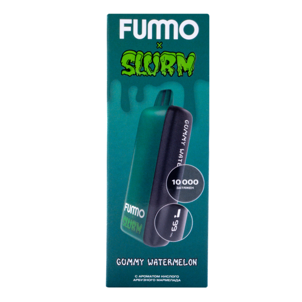Электронка Fummo Indic Slurm Кислый Арбузный Мармелад (10 000 Затяжек) в Ханты-Мансийске
