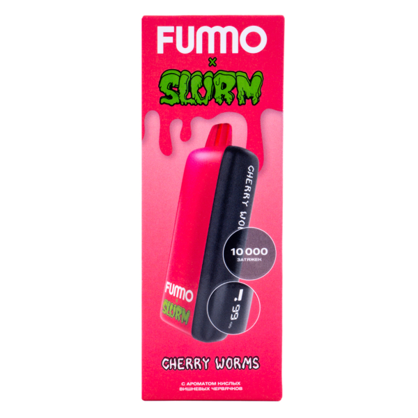 Электронка Fummo Indic Slurm Кислые Вишневые Червячки (10 000 Затяжек) в Ханты-Мансийске