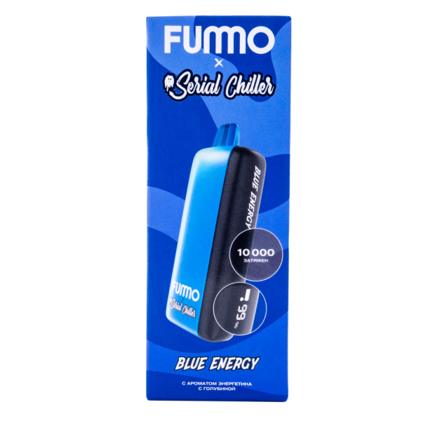 Электронка Fummo Indic Serial Chiller Энергетик С Голубикой (10 000 Затяжек) в Ханты-Мансийске