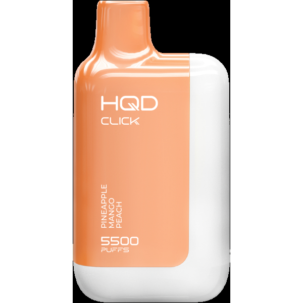POD-система Hqd Click Устройство + Картридж Ананас Манго Персик (5500 Затяжек) в Ханты-Мансийске