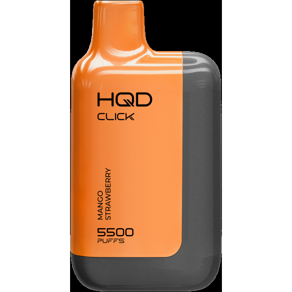 POD-система Hqd Click Устройство + Картридж Манго Клубника (5500 Затяжек) в Ханты-Мансийске