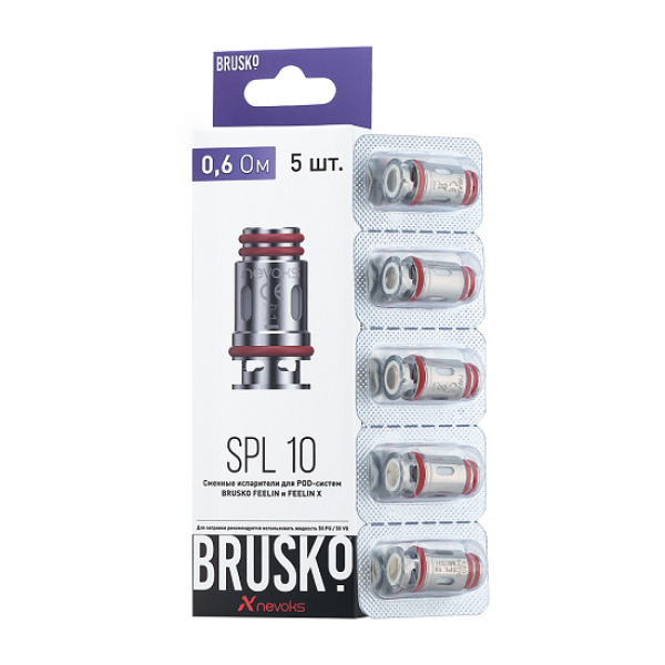 Испаритель Brusko Feelin Spl-10, 0.6 Ом, Упак. 5 Шт в Ханты-Мансийске