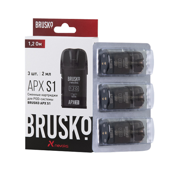 Сменный Картридж Brusko Apx S1 1.2Ом   в Ханты-Мансийске