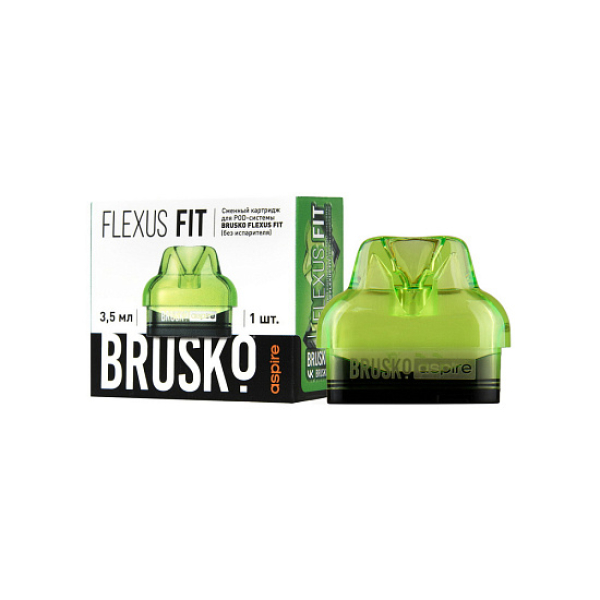 Сменный Картридж Brusko Flexus Fit (Зеленый) 3,5 Мл, Упак. 1 Шт в Ханты-Мансийске