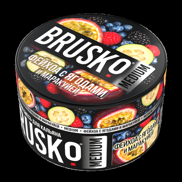 Смесь Brusko Фейхоа С Ягодами И Маракуйей (Medium)  250 гр в Ханты-Мансийске