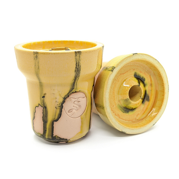 Чаша St Bowls Phunnel Glaze Желтая С Полосками в Ханты-Мансийске