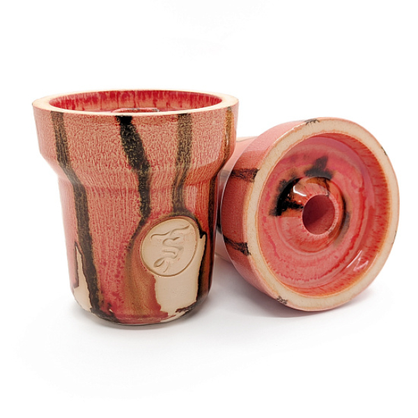 Чаша St Bowls Phunnel Glaze Красная С Полосками в Ханты-Мансийске