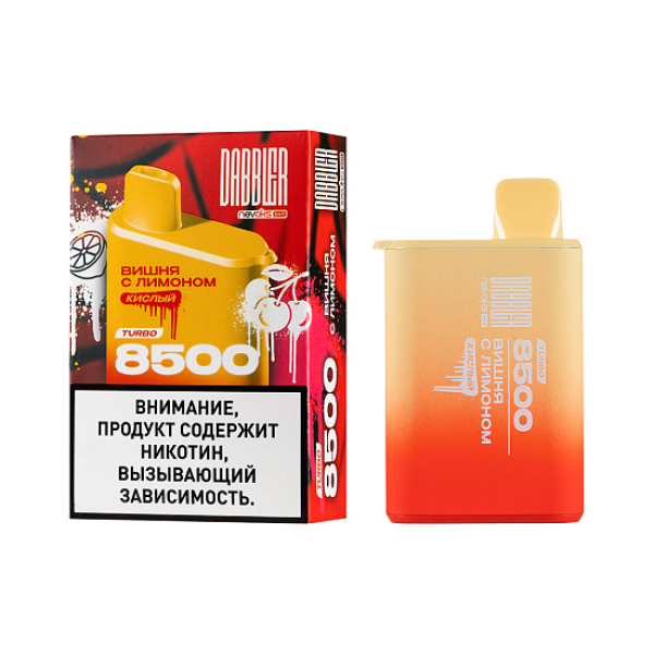 Электронка Dabbler Turbo Вишня С Лимоном 8500 затяжек в Ханты-Мансийске