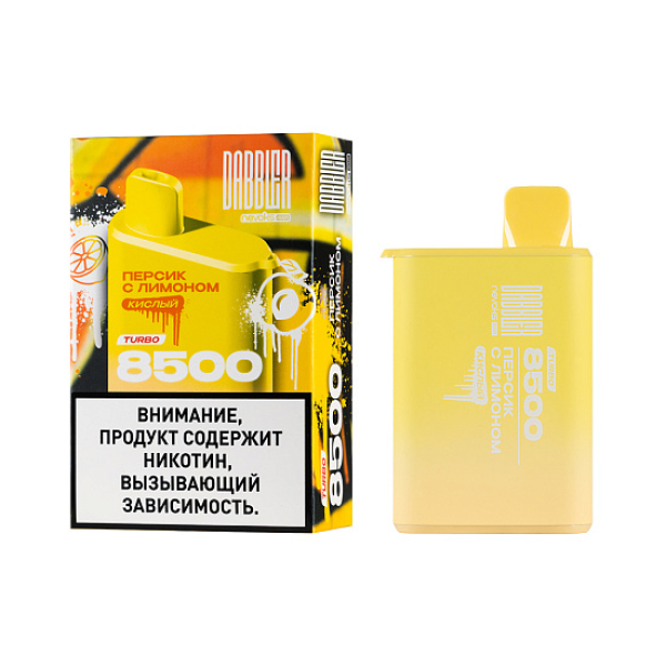 Электронка Dabbler Turbo Персик С Лимоном 8500 затяжек в Ханты-Мансийске
