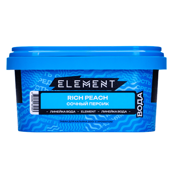 Табак Element Вода Rich Peach 200 грамм в Ханты-Мансийске