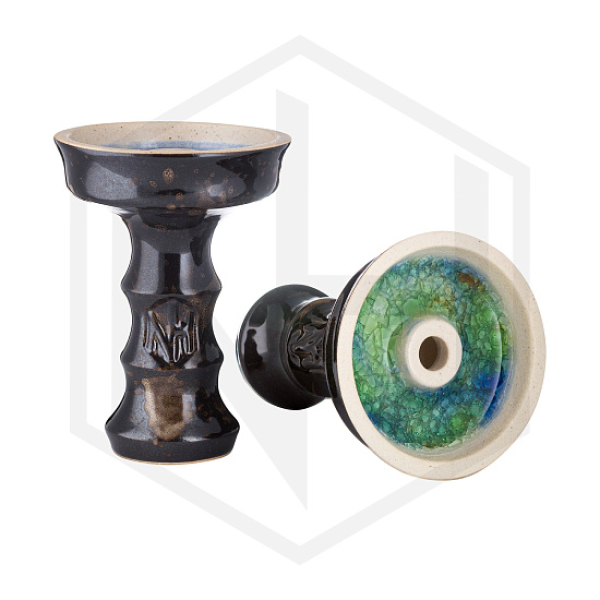 Чаша Nejn Lotus Glaze Black Черная для кальяна в Ханты-Мансийске