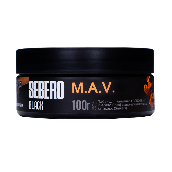 Табак Sebero Black M.a.v. 100 грамм в Ханты-Мансийске
