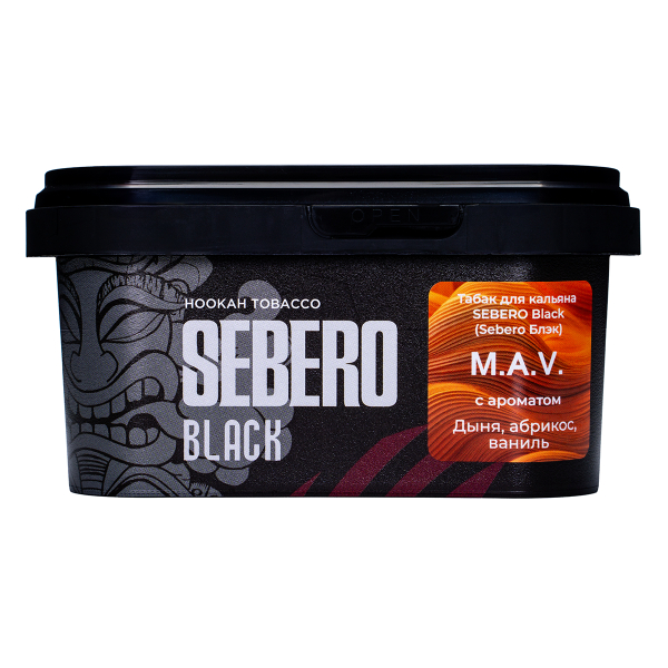 Табак Sebero Black M.a.v. 200 грамм в Ханты-Мансийске