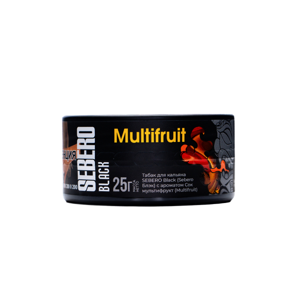 Табак Sebero Black Multifruit 25 грамм в Ханты-Мансийске
