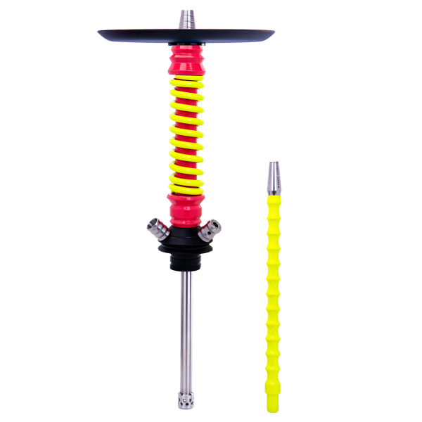 Кальян Mamay Customs Coilovers Mini Розово Жёлтый Флюр в Ханты-Мансийске