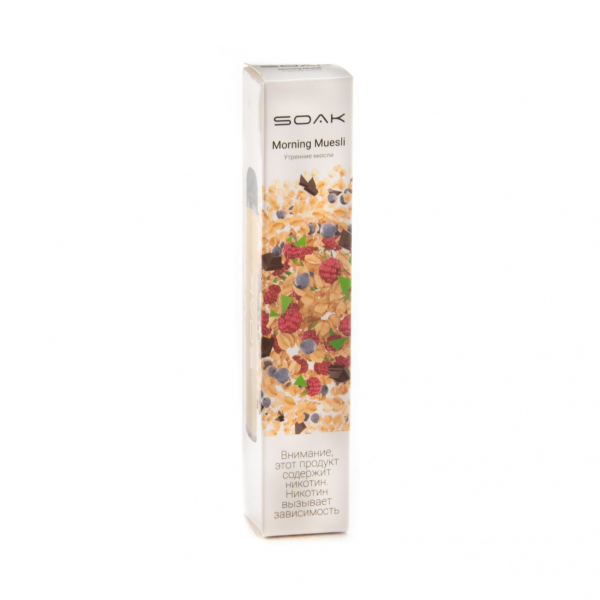 Электронная сигарета Soak X Morning Muesli 2200 в Ханты-Мансийске
