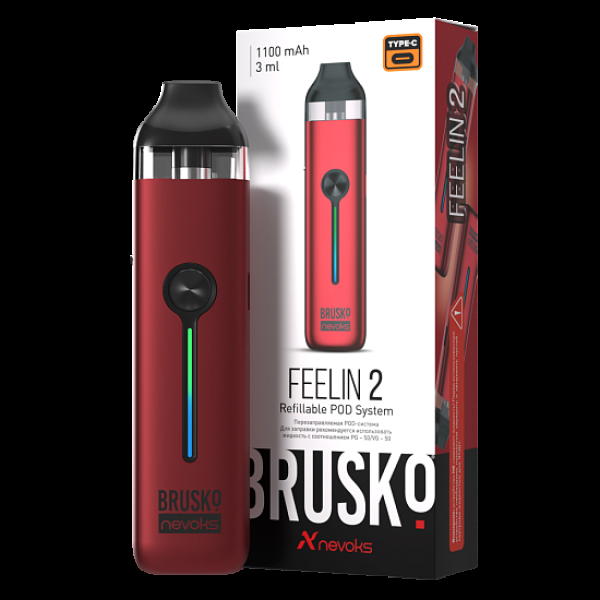 POD-система Brusko Feelin 2 Малиновый в Ханты-Мансийске