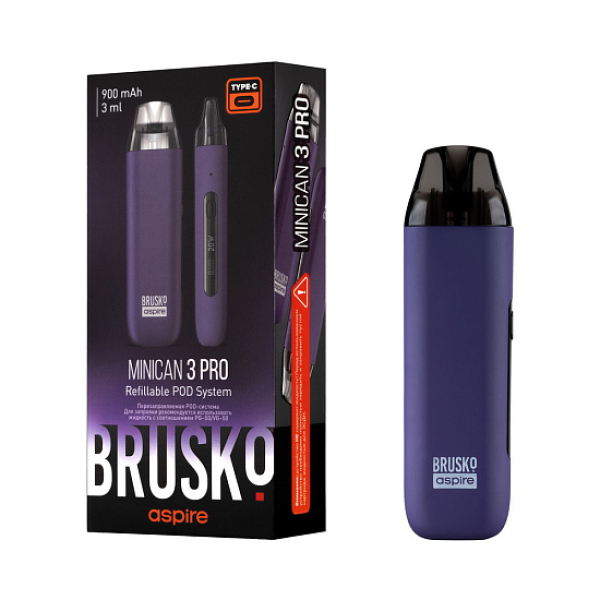 POD-система Brusko Minican 3 Pro фиолетовый в Ханты-Мансийске
