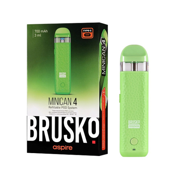 POD-система Brusko Minican 4 Зелёный в Ханты-Мансийске