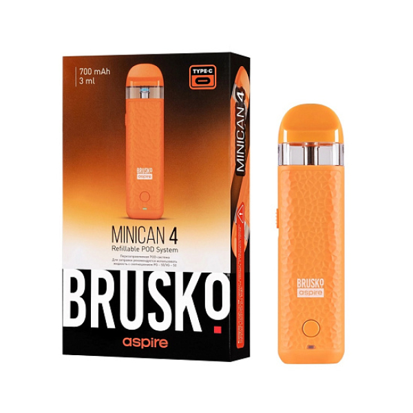 POD-система Brusko Minican 4 Оранжевый в Ханты-Мансийске