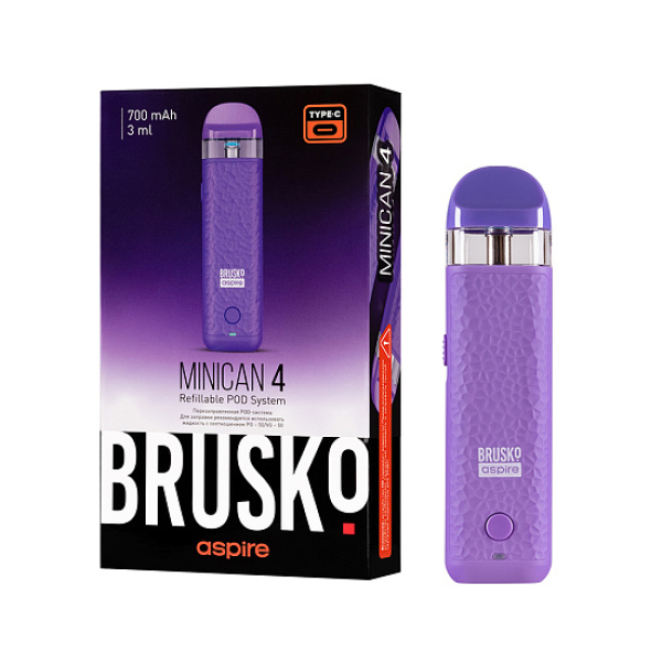 POD-система Brusko Minican 4 Фиолетовый в Ханты-Мансийске