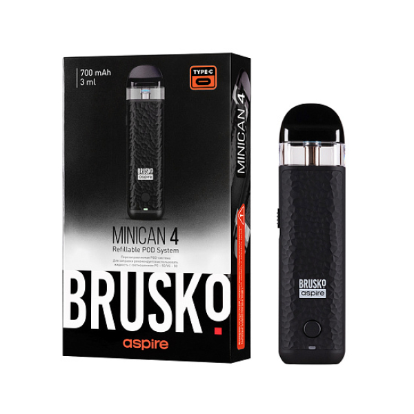 POD-система Brusko Minican 4 Черный в Ханты-Мансийске
