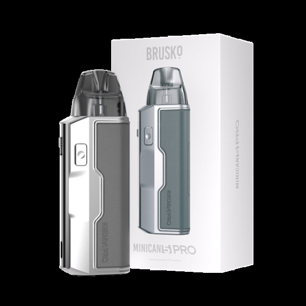 POD-система Brusko Minican 5 Pro Metallic Grey Красный,серый в Ханты-Мансийске