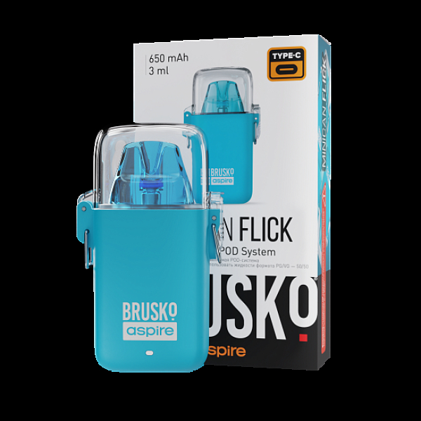 POD-система Brusko Minican Flick Голубой в Ханты-Мансийске