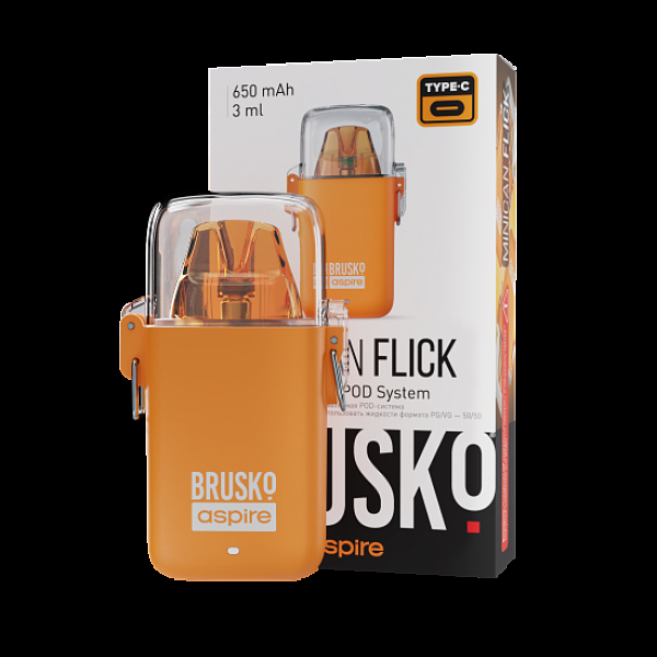 POD-система Brusko Minican Flick Оранжевый в Ханты-Мансийске