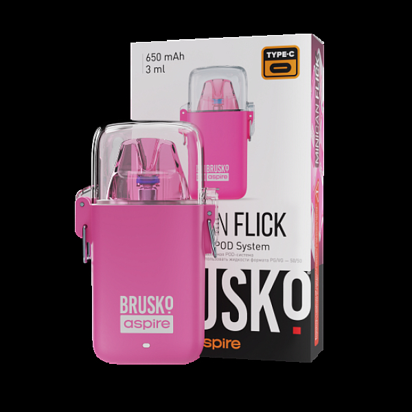 POD-система Brusko Minican Flick Розовый в Ханты-Мансийске