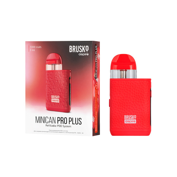 POD-система Brusko Minican Pro Plus Красный в Ханты-Мансийске