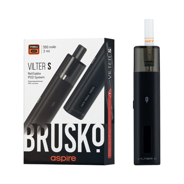 POD-система Brusko Vilter S Черный в Ханты-Мансийске