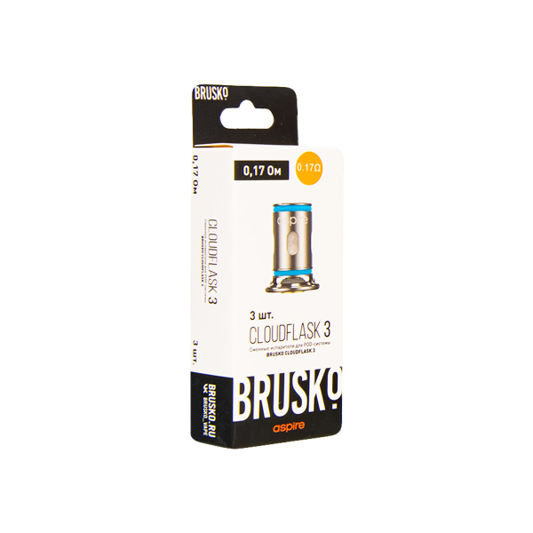 Испаритель Brusko Cloudflask 3 0.17 Ом 3 шт в Ханты-Мансийске