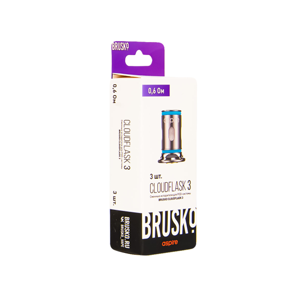Испаритель Brusko Cloudflask 3 0.6 Ом 3 шт в Ханты-Мансийске