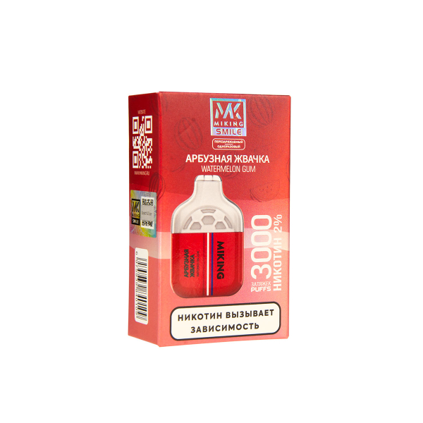 Электронка Miking Watermelon Gum 3000 Затяжек в Ханты-Мансийске