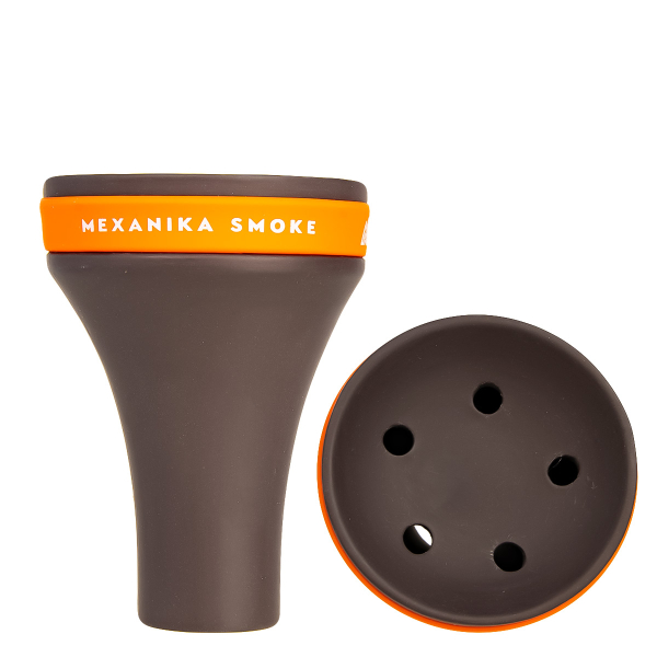 Чаша Mexanika Smoke Fancy Чёрная   С Оранжевым в Ханты-Мансийске